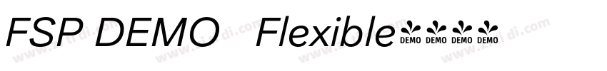 FSP DEMO   Flexible字体转换